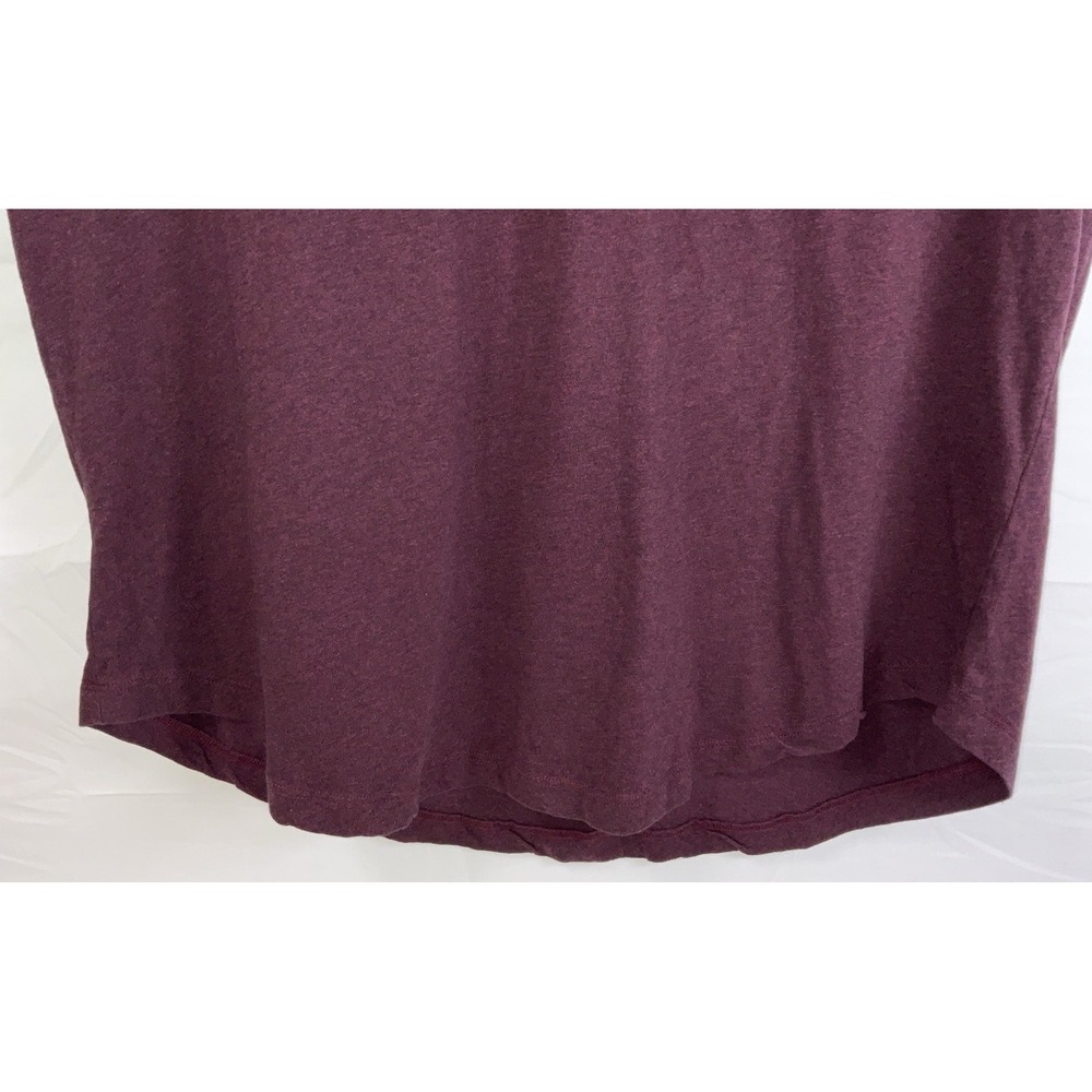 NWOT Women's Johnnie-O Merediths Short Sleeve 100% Cotton T-Shirt Dk Burgundy XL - Picture 3 of 6
